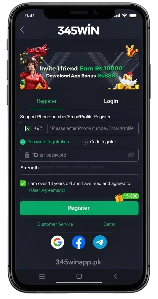 345win apk download in pakistan - 345win login - 345winapp.pk